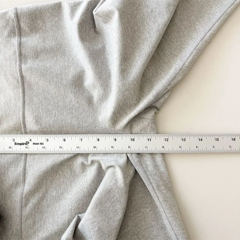 prAna Women's Heavana 7/8 Leggings‎ Size L Heather Gray Soft Yoga Gym Activewear